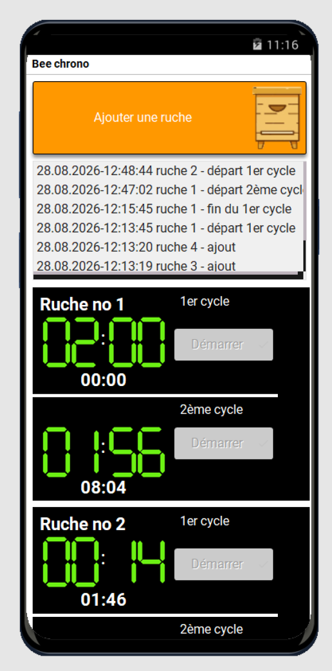 Programme BeeChrono