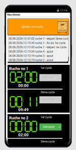 Programme BeeChrono